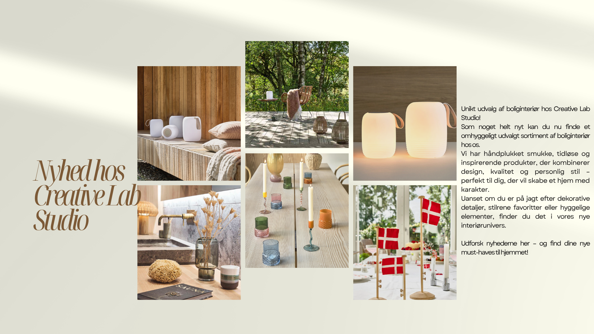 Nyhed hos Creative Lab Studio 