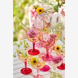 Vinglas 4 assorteret farver s�t af 4 Forudbestilling november 2026
