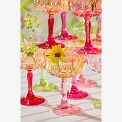 Vinglas 4 assorteret farver s�t af 4 Forudbestilling november 2026