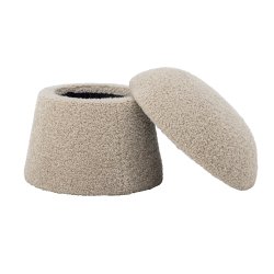 Bocca Puf, Natur, Polyester