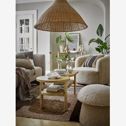 Bocca Puf, Natur, Polyester