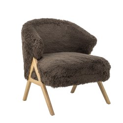 Camino Loungestol, Brun, FSC�100%, Gummitr�