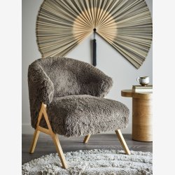 Camino Loungestol, Brun, FSC�100%, Gummitr�