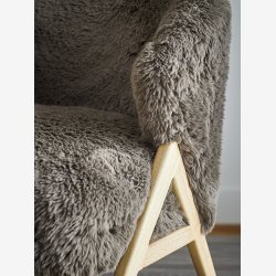 Camino Loungestol, Brun, FSC�100%, Gummitr�
