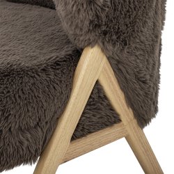 Camino Loungestol, Brun, FSC�100%, Gummitr�