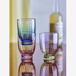 Nicoline Drikkeglas, Multifarvet, Glas S�t Af 6 