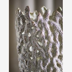 Eunice Deko Vase, Hvid, Stent�j