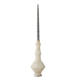 Bancroft Lysestage, Hvid, Terrakotta