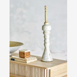 Bancroft Lysestage, Hvid, Terrakotta