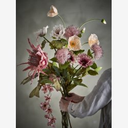 Dust Buket, Rosa, Kunstige Blomster
