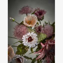 Dust Buket, Rosa, Kunstige Blomster