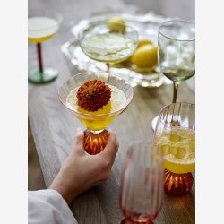 Taurin Cocktailglas, Rosa, Glas