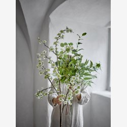Apple Gren, Hvid, Kunstige Blomster