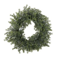 Juniper Krans, Gr�n, Kunstige Blomster