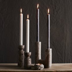 Minerva Fyrfadsstager Brun 2 stk. 
