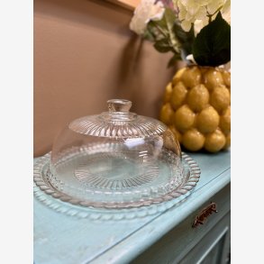 Fransk Vintage Glasfad 