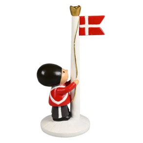 Soldat med Dannebrogsflag