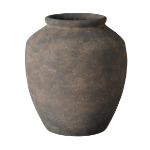 Krukke Minerva m/struktur �bning �:12,4 cm