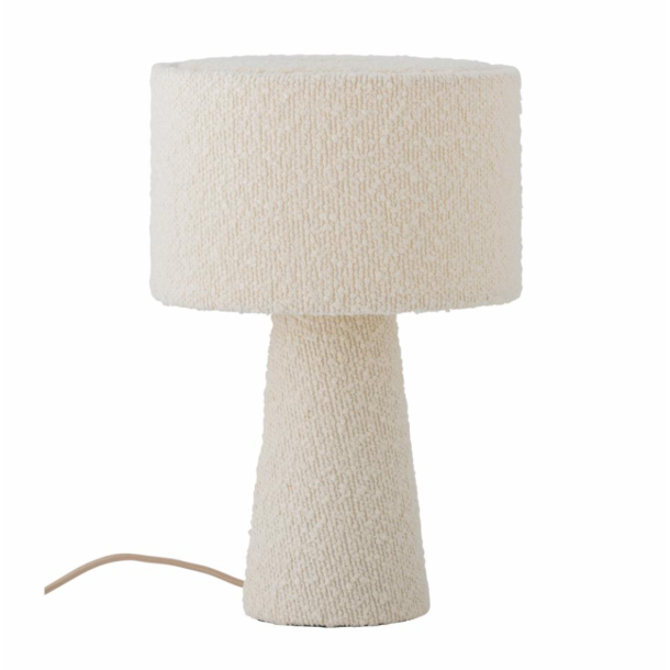 Emmie Bordlampe, Hvid, Polyeste