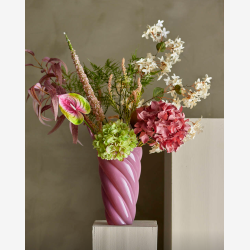 Callo Vase Rosa Glas