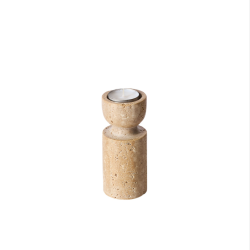 Minerva Fyrfadsstager � Creme 2 stk