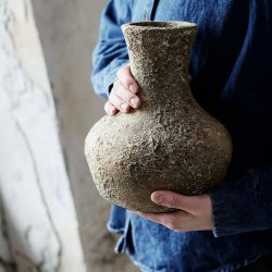 Muubs Eris Vase L � Rustic Sand