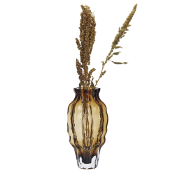 Glass vase Brun 
